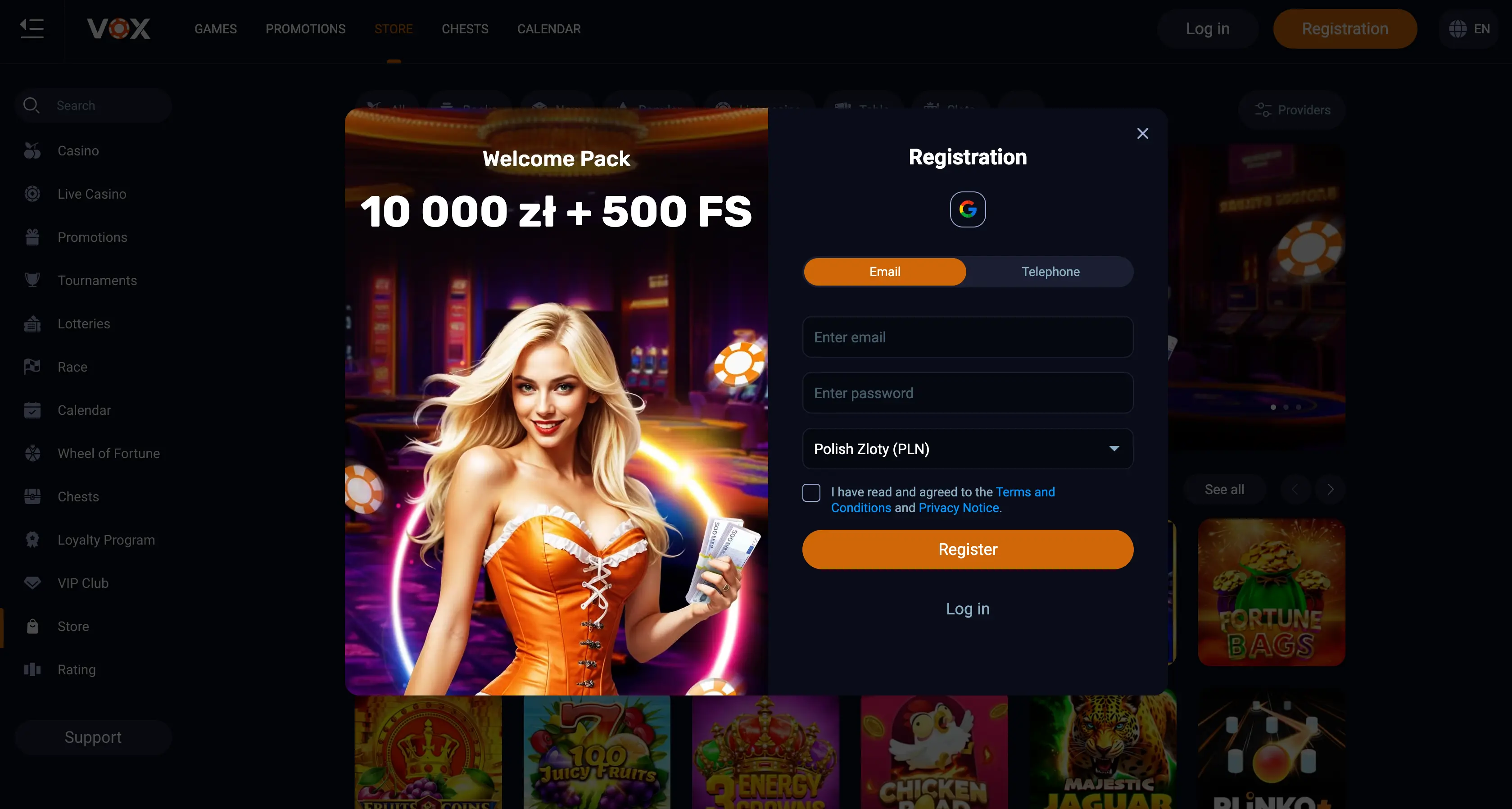 Bonusy i promocje w Vox Casino Polska Bonusy i promocje w Vox Casino Polska